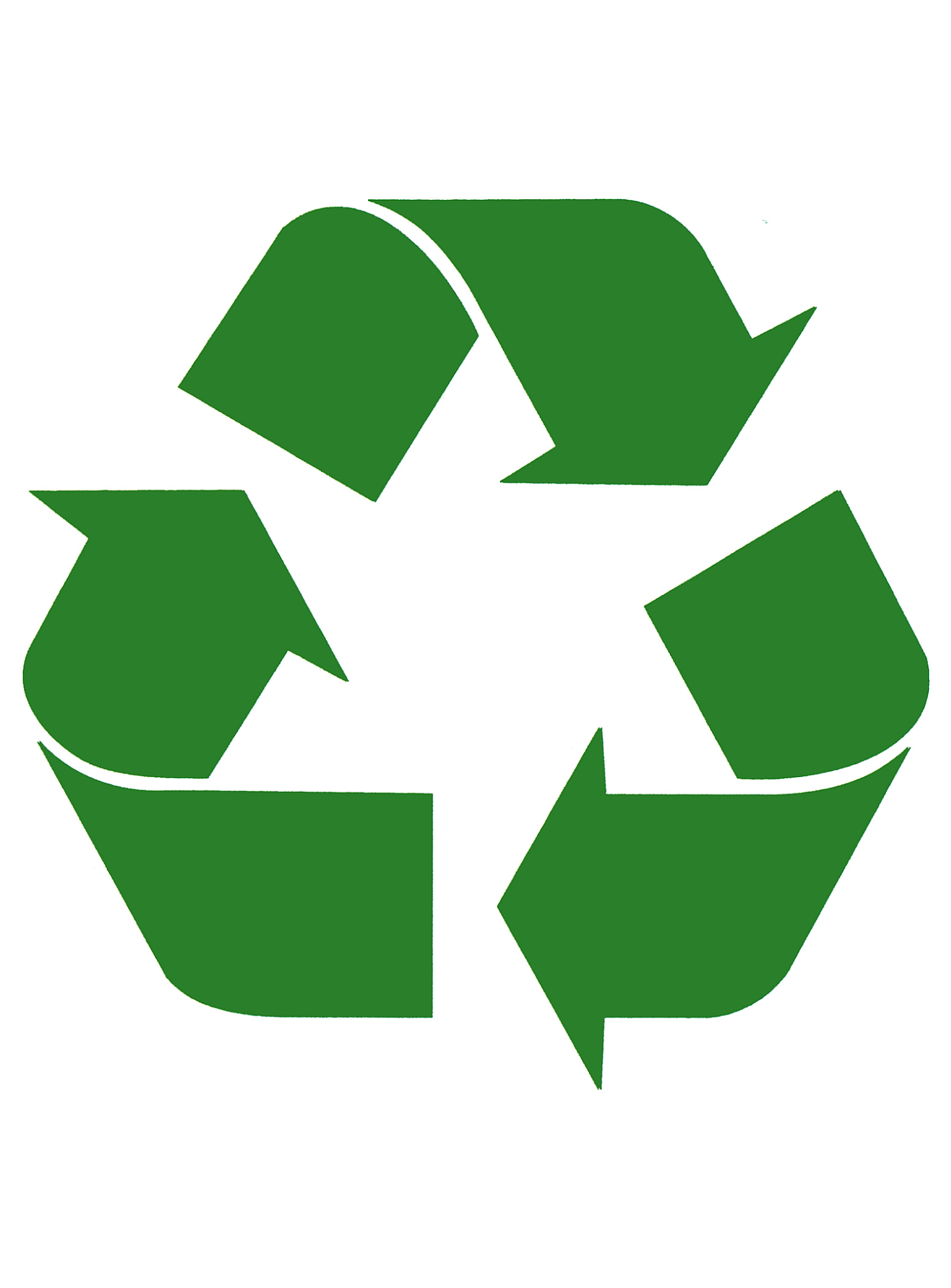 green recycling arrows