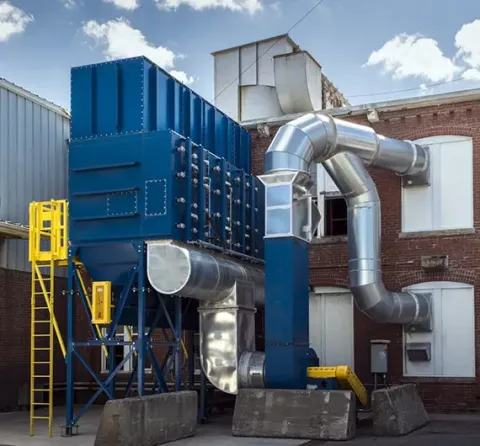 The exterior of the manufacturing facility in North Grafton, Massachusetts