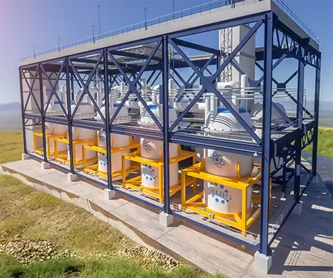 Small modular nuclear reactor concept art