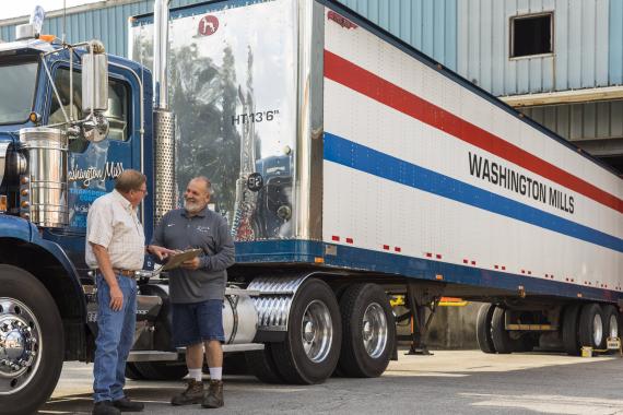 Washington Mills Truck